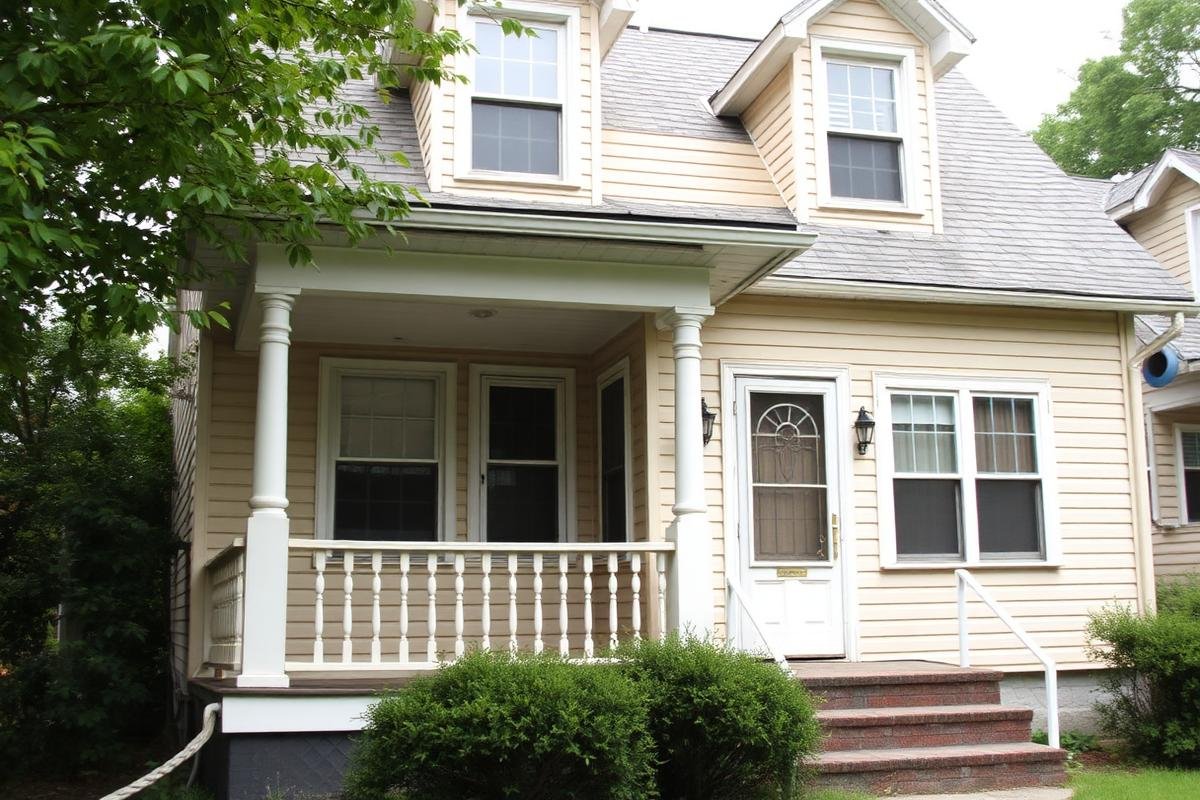 Exterior before renovation (demo project)